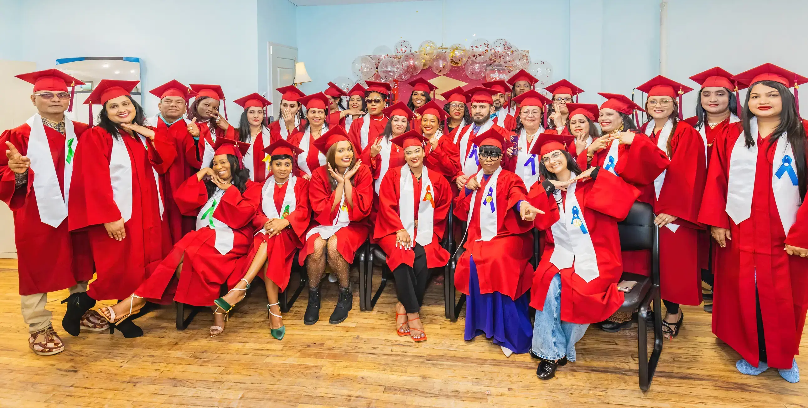 Graduation ceremony banner